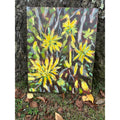 Original Oil Painting 'Little Fireworks Flowers' 11X14 inches on Gallery Wrapped Canvas