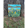 OOAK Original Oil on Canvas 'Applauding the Sun, Part I' 12X12 inches