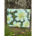 Original Oil Painting 'Casablanca Lilies Study #1' 11X14 inches Gallery Wrapped Canvas Abstract Floral Signed