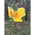 Original Oil Painting 'Applauding the Sun, Part IV' 12x12 inches on Gallery-wrapped Canvas