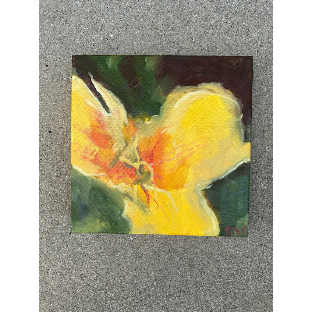 Original Oil Painting 'Applauding the Sun, Part IV' 12x12 inches on Gallery-wrapped Canvas