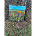 'Applauding the Sun, Part II' 12X12 Inches, Oil on Gallery Wrapped Canvas