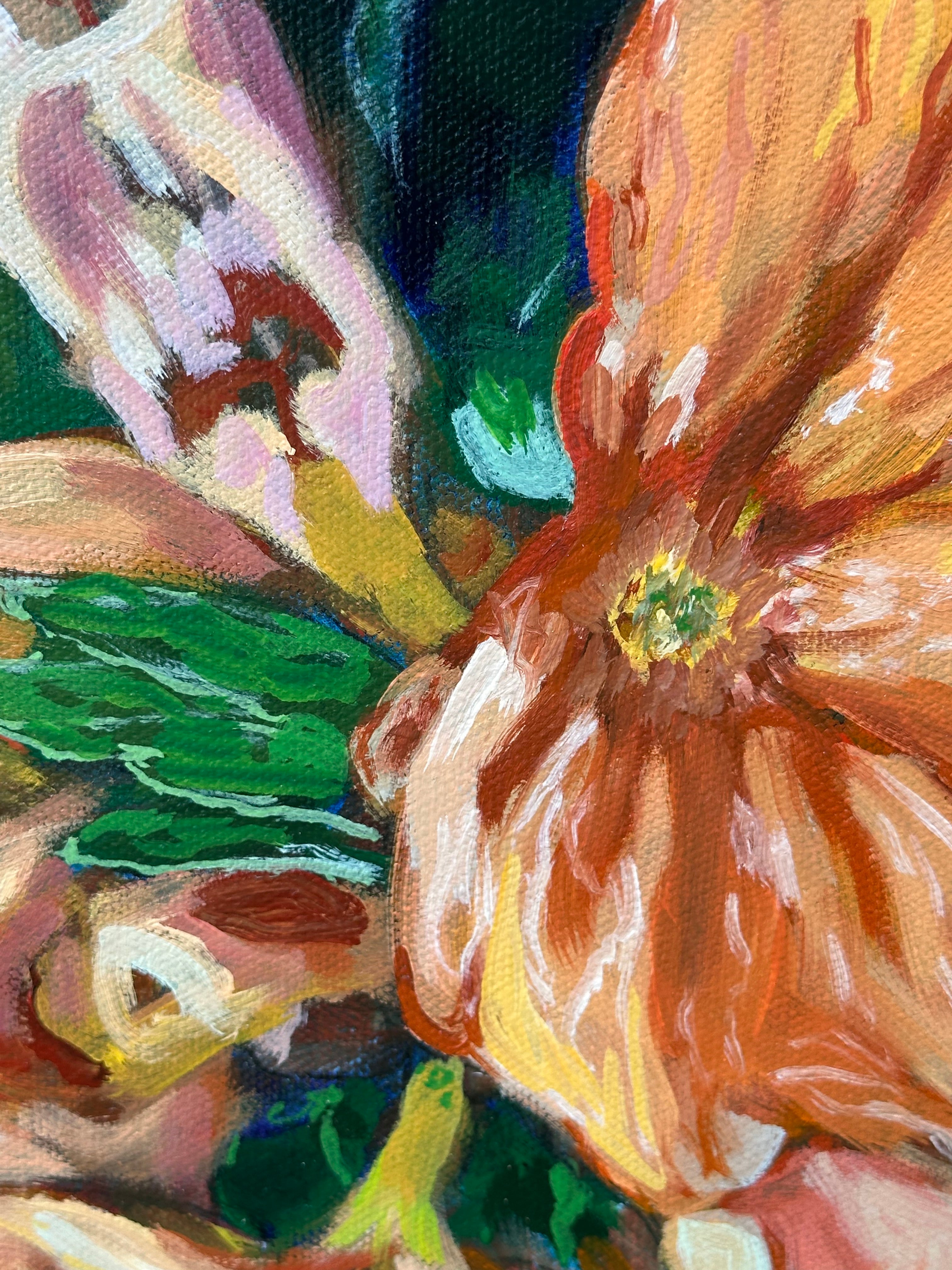 Original Oil Painting 'Dusk on St. Armand's' 14x18 inches on Stretched Gallery Wrapped Canvas