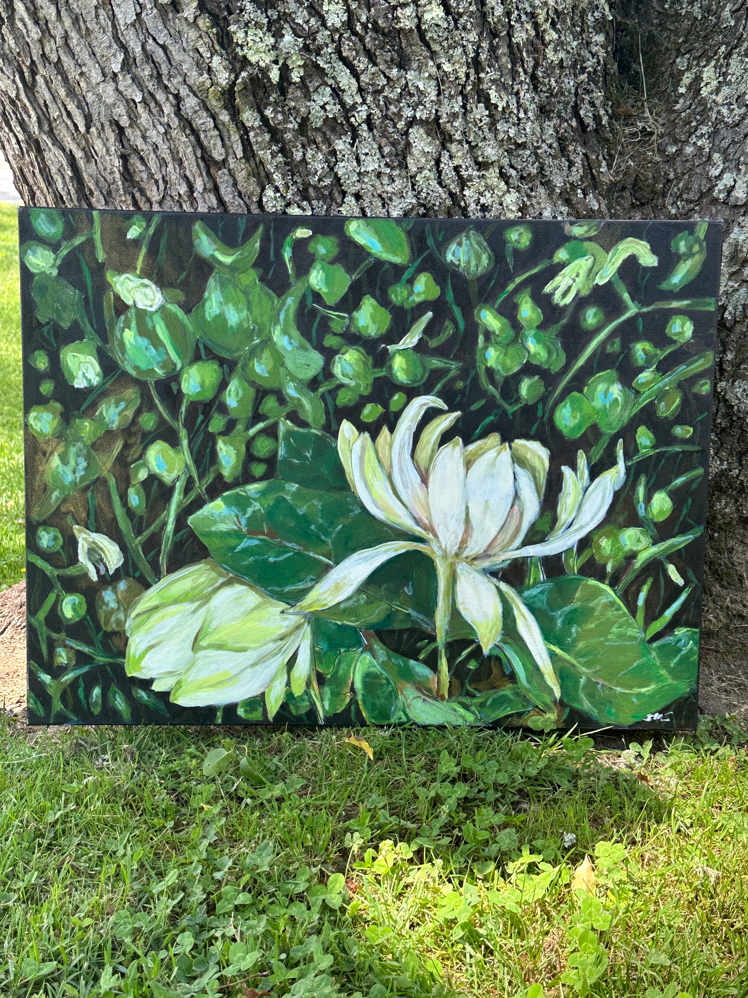 Original Oil Painting 'Forest Swamp Beauty' 18X24 inches on Canvas