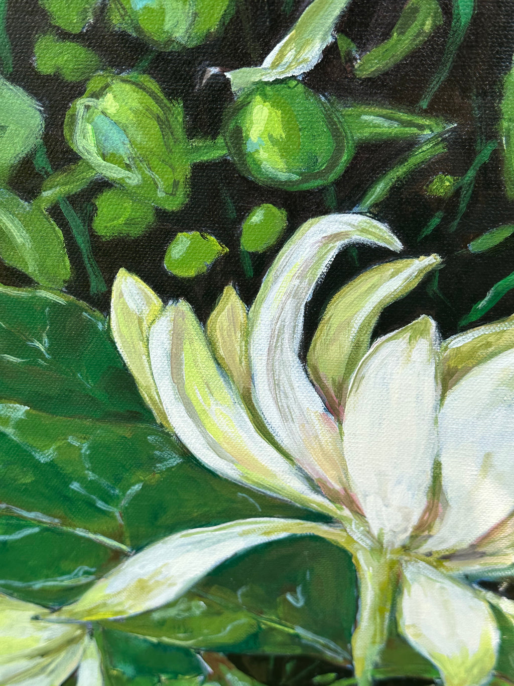 Original Oil Painting 'Forest Swamp Beauty' 18X24 inches on Canvas