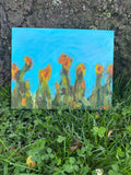 Original Oil Painting on Gallery Wrapped Canvas 'Lilies Sunning on Lake Sinclair #1' 8X10 inches