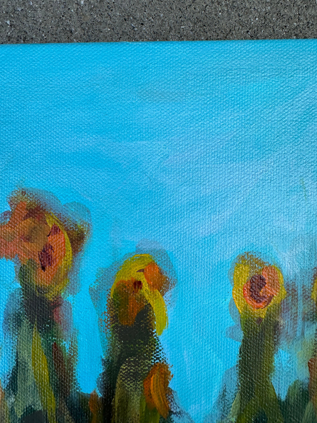 Original Oil Painting on Gallery Wrapped Canvas 'Lilies Sunning on Lake Sinclair #1' 8X10 inches