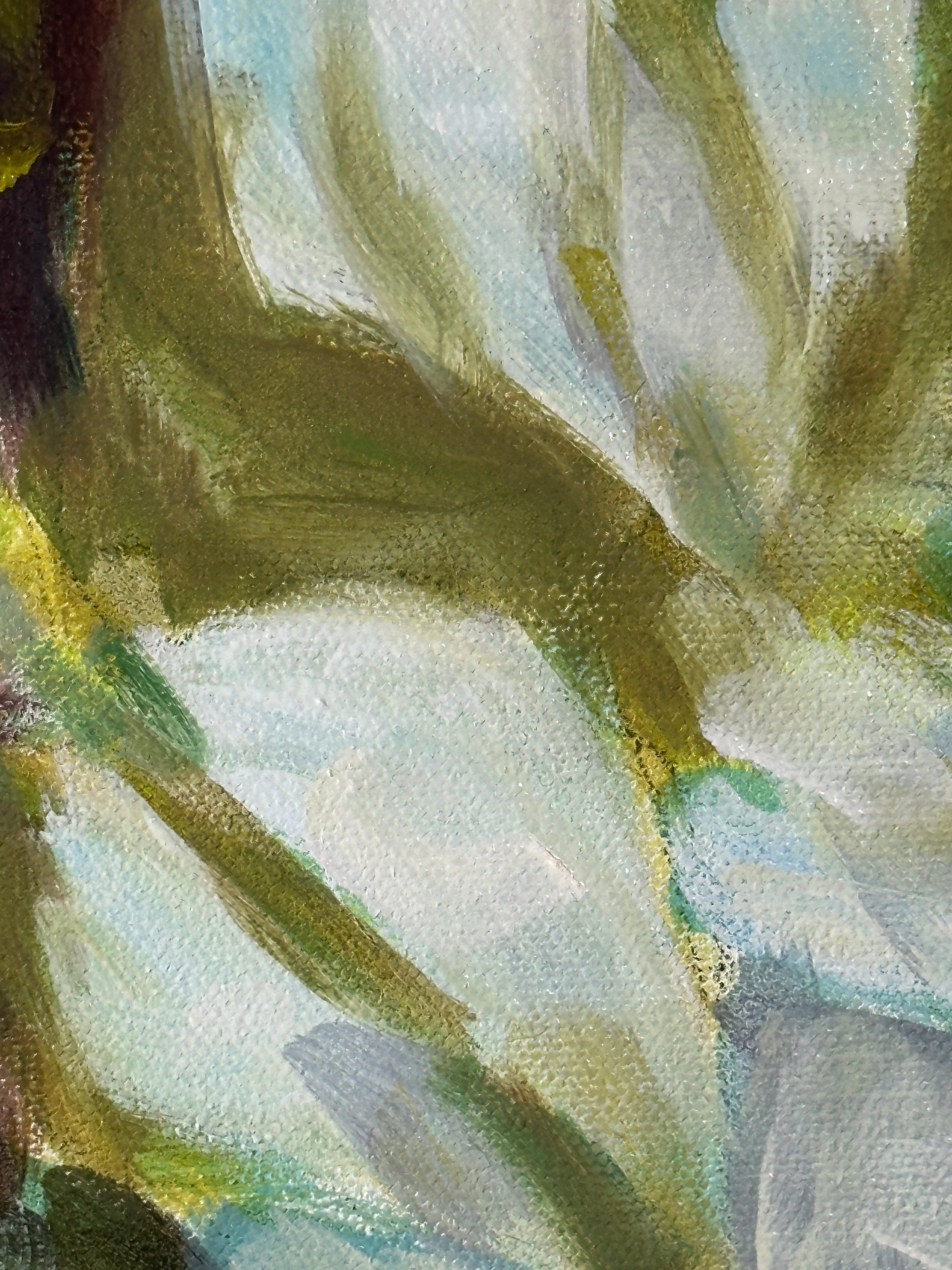 Original Oil Painting on Canvas 'Casablanca Lilies Study #2' 12X16 inches