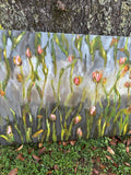 Original Oil Painting, 'Blooming into the Dusk', 24x36 inches