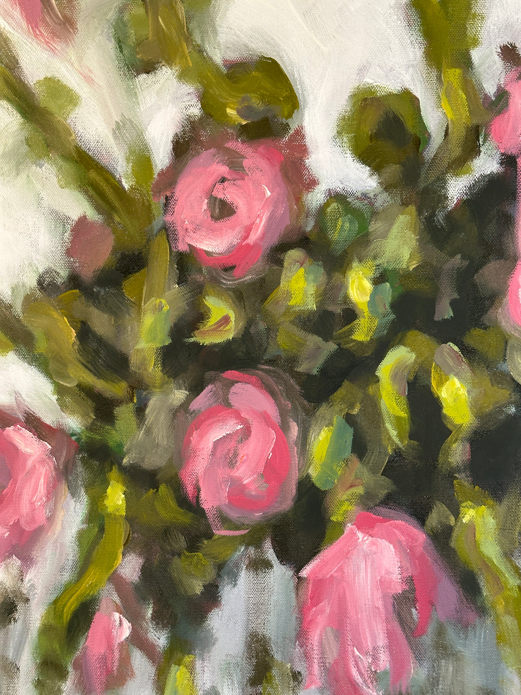 Oil on Canvas 18x24 inches, 'Greeting Spring #1'