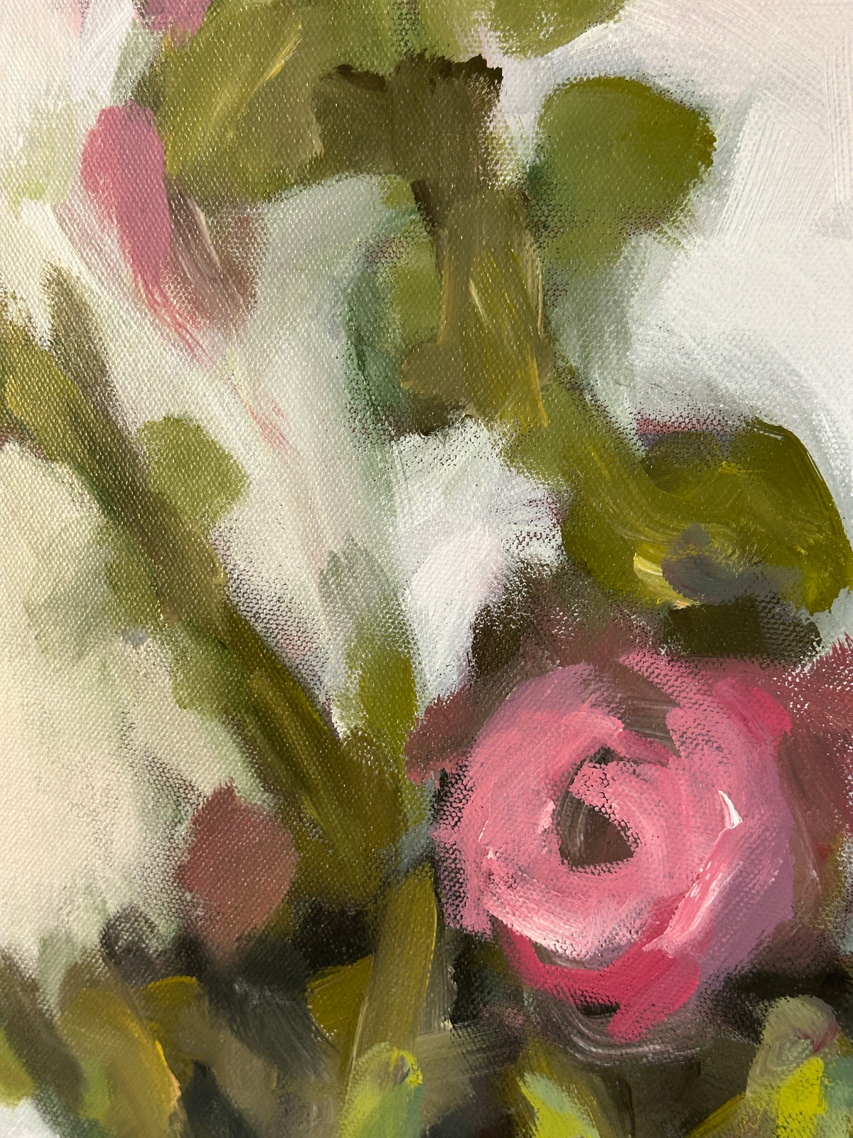 Oil on Canvas 18x24 inches, 'Greeting Spring #1'